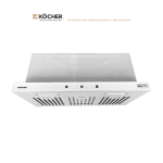 Máy Hút Mùi Âm Tủ Köcher TURBO X-350T 70cm – Booster 1800m³/h, Cảm Ứng Vẫy Tay, Ultra Swing Siêu Êm