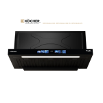 Máy Hút Mùi Kocher Turbo X3D-350AUC Âm Tủ 70cm – Booster 1800m³/h, Ultra Swing Siêu Êm