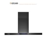 Máy Hút Mùi Kocher K-225MI Chữ T 70/90cm – Hút 1400m³/h, Ultra Swing Siêu Êm, Made in Malaysia
