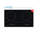 Bếp Từ Đôi Latino LT-I2D1089L Malaysia – Kính ELCD Platinum Ceramic, Inverter, Slider 12 Mức, Booster 2400W
