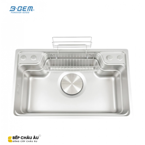 B-Gem - CGT - CHẬU 1 HỘC INOX 304 - CÔNG NGHỆ LINEN