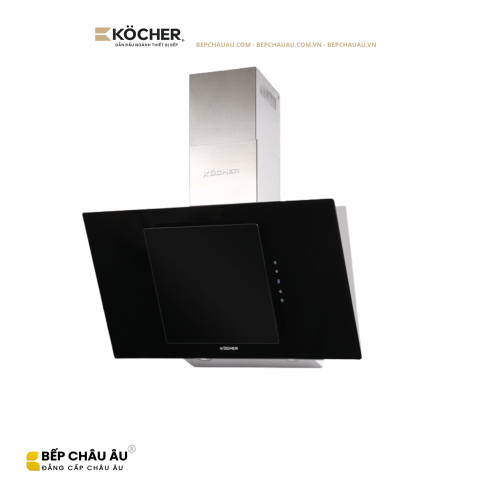Máy Hút Mùi Köcher K-2080V 70cm/90cm – Kính Vát Tự Động Mở, Hút 1400m³/h, Ultra Swing Siêu Êm