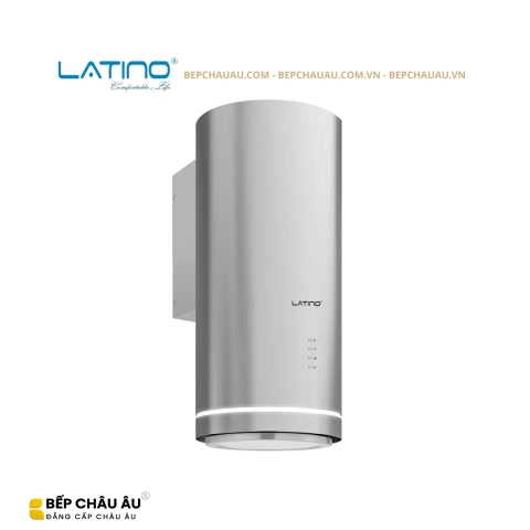Máy Hút Mùi Trụ Tròn Latino LT-7038T Gắn Tường – Inox Cao Cấp, Turbo 1200m³/h, Khử Mùi Than Hoạt Tính