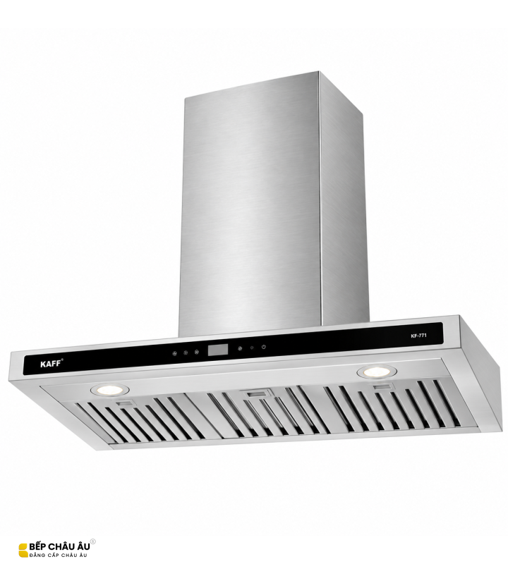 Máy Hút Mùi KAFF KF-771 / KF-991 Kính Toa Inox Cảm Ứng 1000m³/h