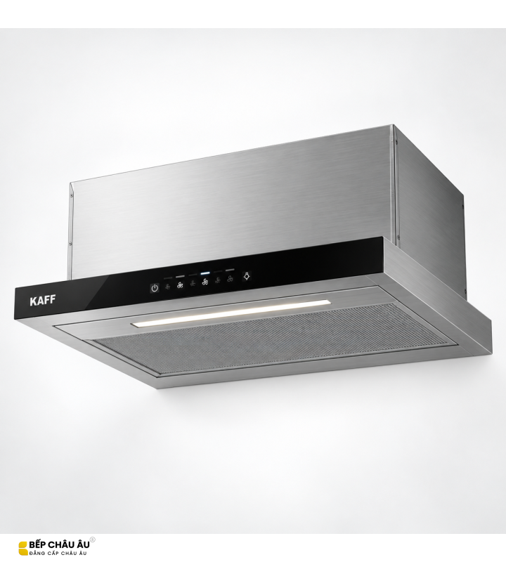Máy Hút Mùi Âm Tủ KAFF KF-TH1700B Inox Phối Kính, Vẫy Tay 1000m³/h