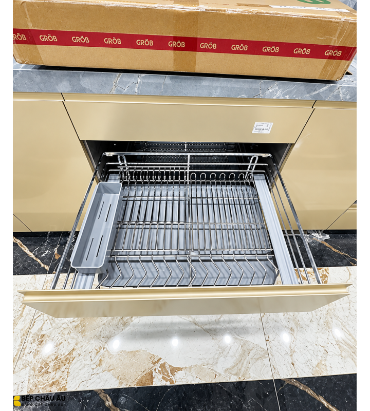 Kệ Đựng Bát Đĩa Mix Oval Inox 304 GROB