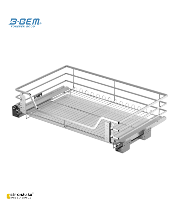 GIÁ XOONG NỒI NAN DẸT INOX 304 CAO CẤP, HỆ DẪN HƯỚNG CHỐNG RUNG BGKC02B