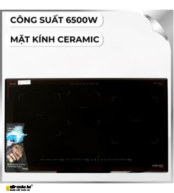 Bếp từ 3 vùng nấu âm Kocher DI-355 6500W